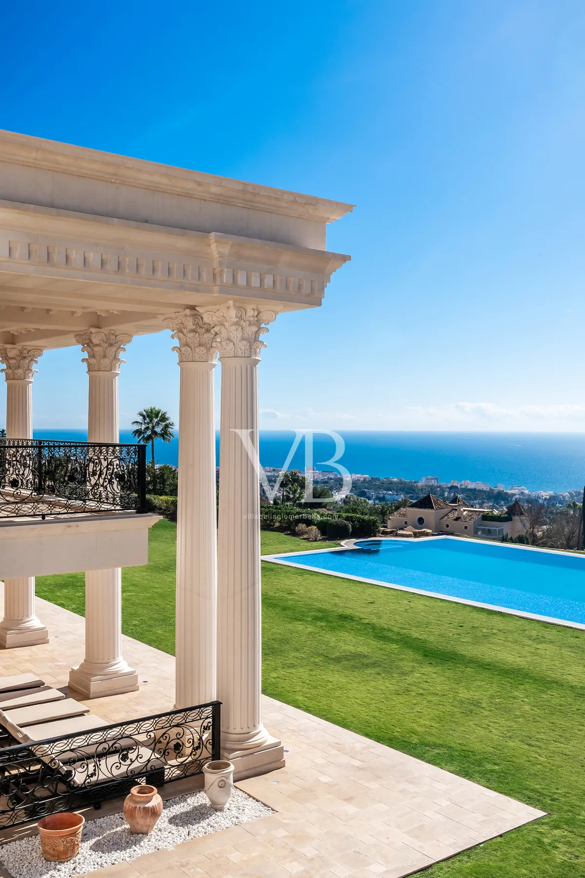 Sea views from Villa Bellagio