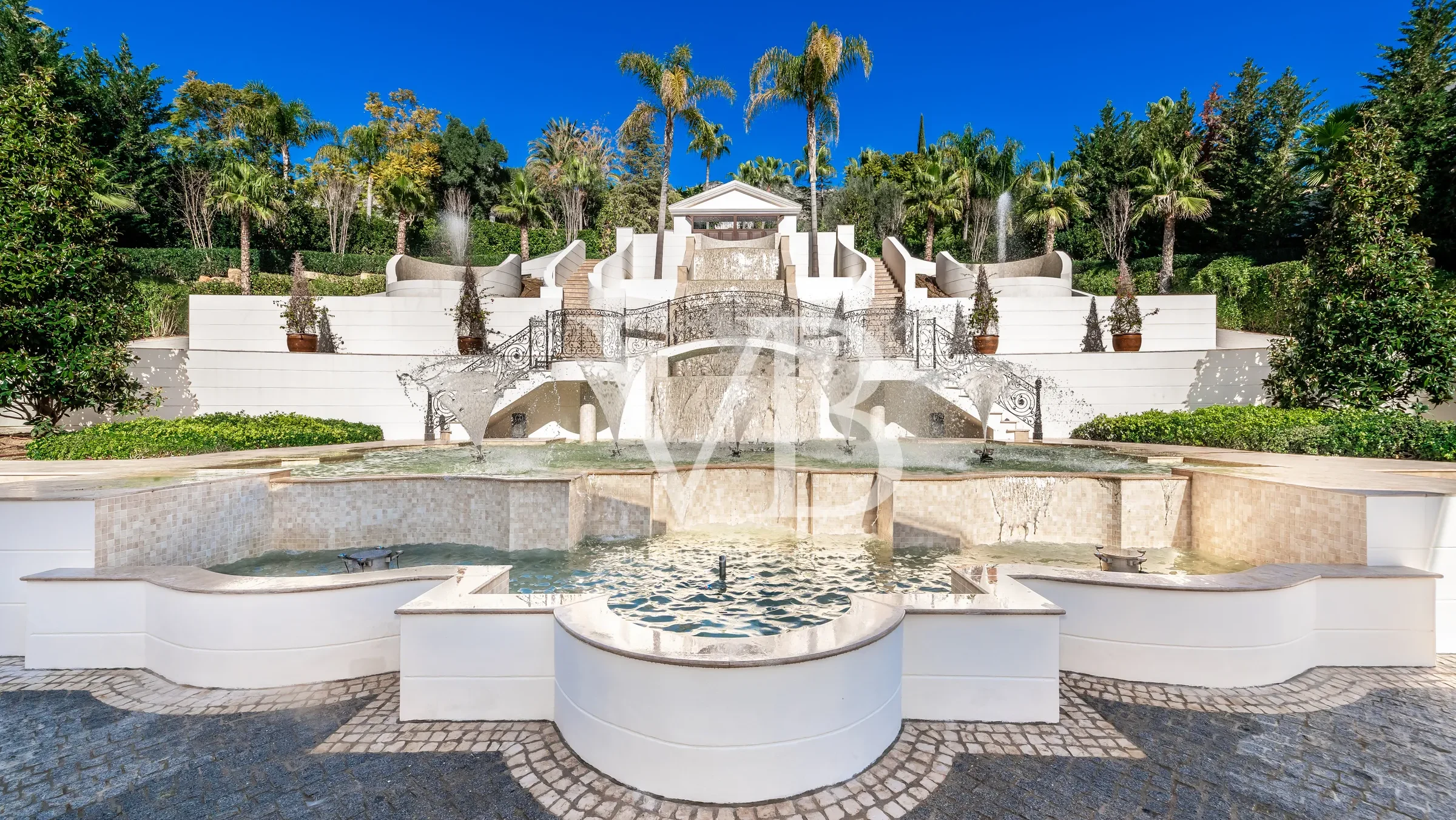 Fountain of Villa Bellagio